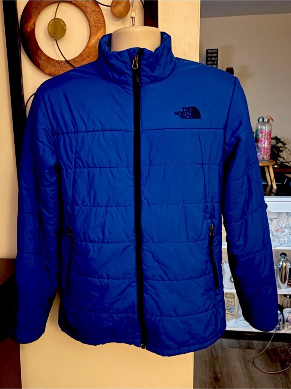 The North Face Men's Bombay Jacket Coat, Size Small, Brilliant Blue EUC No Flaws